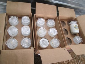 Collection of 20oz glass jar candles with lids