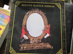 Red Fox mantle mirror