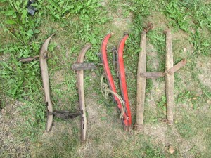 Variety of vintage livestock eveners