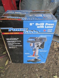 Power Glide 8in drill press with laser