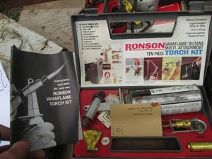 Ronson varaflame torch kit with case