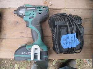 Master Force cordless 14in hex impact with battery and charger