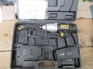 Titan 24v cordless 12in impact with battery and charger in hardside case
