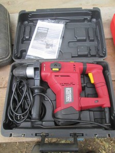 Chicago electric variable speed Rotary drill in hardside case