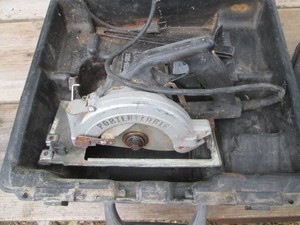 Porter Cable circular saw in hardside case