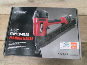 Tool Shop 1-12in clipper head pneumatic framing nailer