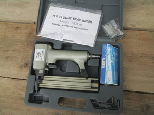 1819 gauge tool Shop pneumatic Brad nailer