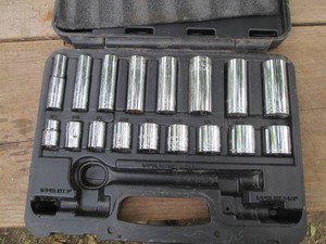 Pittsburgh Pro SAE deep and shallow socket set