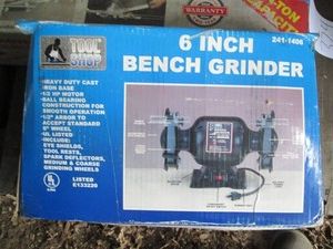 Tool Shop 6in bench grinder