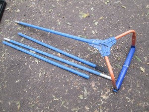 Long reach automotive  marine wrapping roller tool
