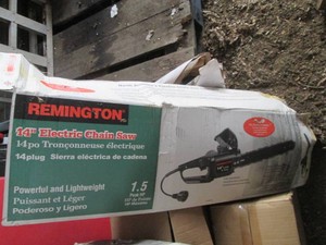 Remington 14in electric chainsaw