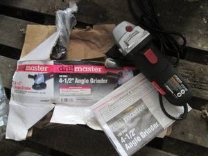 Drill master 4-12in angle grinder