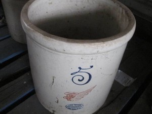 5-gallon Red Wing Stoneware crock