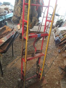 Heavy duty metal appliance moving dolly