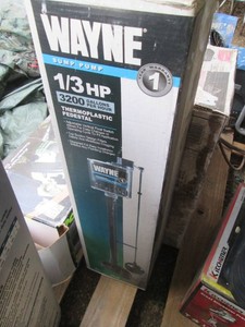 Wayne 13hp thermoplastic pedestal sump pump