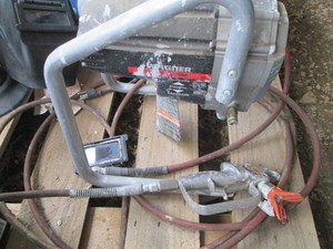 Wagner electric freestanding paint sprayer as shown