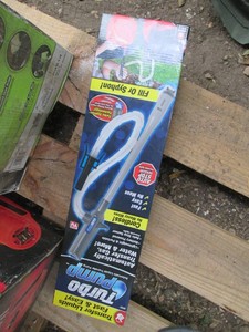 Fill or syphon turbo pump