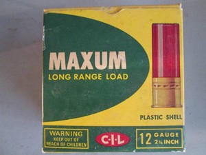 Maxum 12ga shotgun long range shells