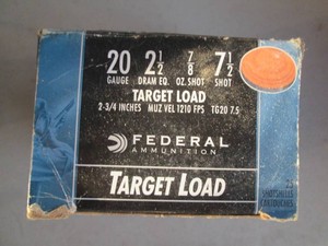 Federal target load 20ga shotgun shells