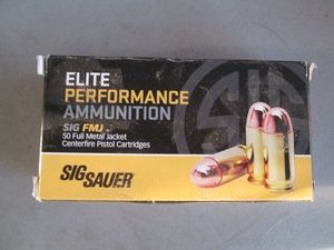 Sig Sauer elite performance.380 auto center fire cartridges