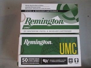 Remington 9mm center fire revolver and pistol cartridges