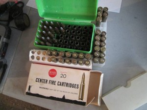 30-06 and misc center fire ammunition cartridges