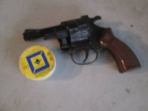 Hunting dog training revolver