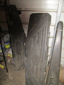 Trio of hard side rifle cases