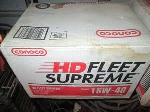 Case of Conoco 15w40 heavy duty oil