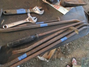 Pry bar and crescent wrench variety