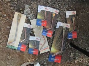 Lot of assorted welding tips