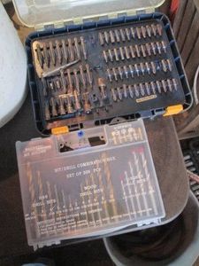 Drill bits, screwdriver bits, magnetic bit holder and impact bit assortment