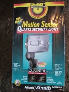 Motion Sensor Quartz security light