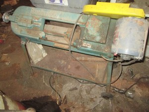 Vintage Bainbridge band saw with stand