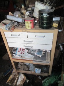 Metal Rolling Dallon rolling shop tool cabinet with content