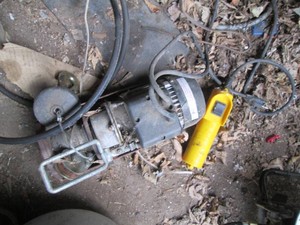 Electric single cable winch unknown functionality