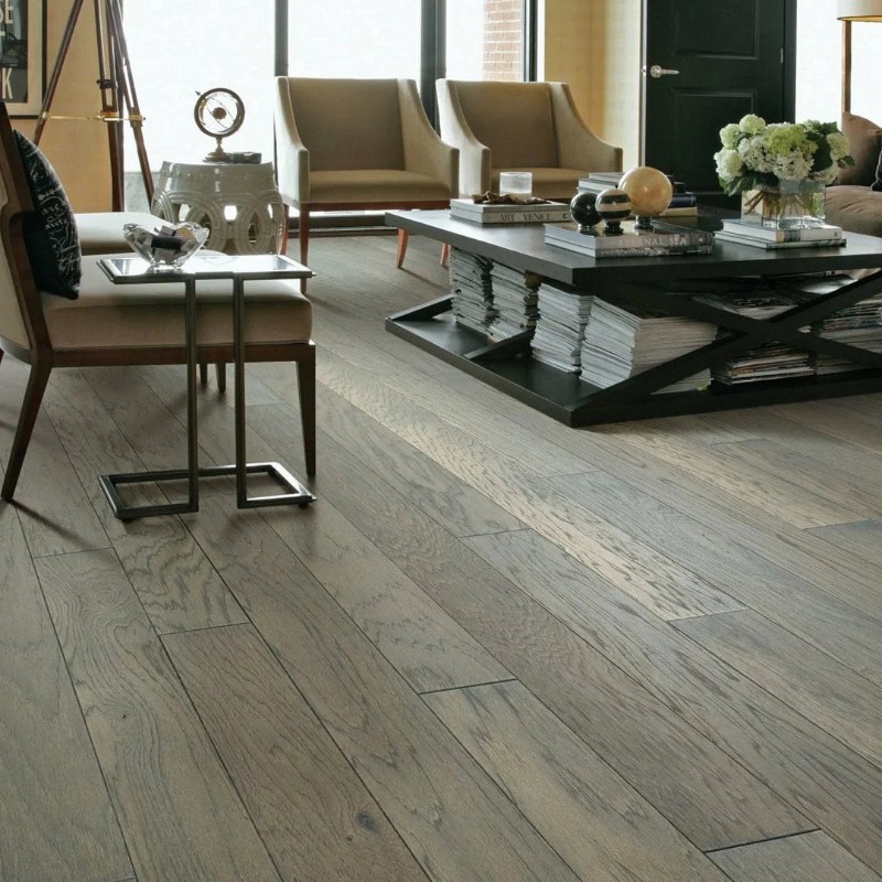 625 SF of High End Engineer Real Hardwood  - Canoe Bay  Color Smokey Gray - 7.5 W x12X 96 RL -   EWZ