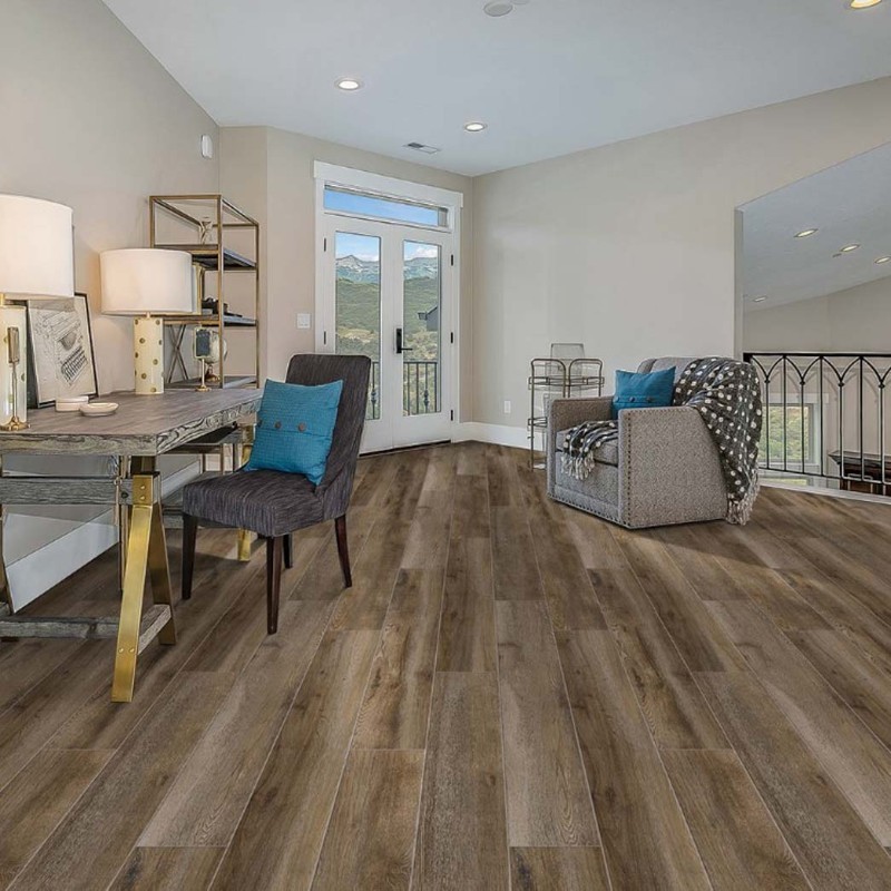 546 SF of Metro Engaged Inception 200xl Color Smokey Patina 8 x 72 LVP Plank SKU - LVE