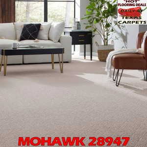 621 SF of Mohawk Cutloop Pattern Carpet Stain Proof SKU CY - 12 x 51 9