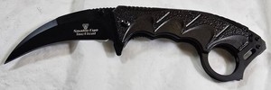 Snake Eye Tactical SE-1127BK Karambit-Style Folding Knife 3Cr13 Steel  NEW