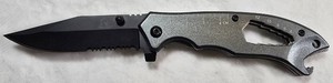 Falcon KS1477GY Gray Multi-Function Folding Knife  440 Stainless  NEW