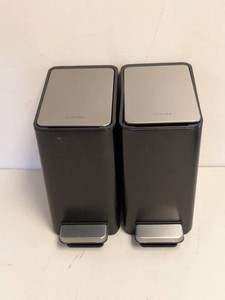 KOHLER MINI STEP TRASHCAN BLACK 2PK