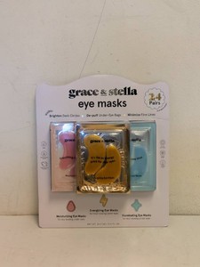 NEW GRACE & STELLA EYE MASKS 24PK