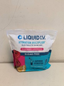 NEW LIQUID I.V. ELECTROLYTE DRINK MIX RASPBERRY LEMONADE 30CT