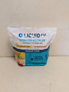 NEW LIQUID I.V. ELECTROLYTE DRINK MIX  LEMON LIMEWHITE PEACH 30CT