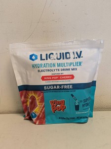 NEW LIQUID I.V. ELECTROLYTE DRINK MIX RING POP CHERRY 30CT