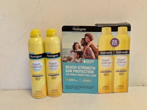 NEW NEUTROGENA BEACH DEFENSE SUNSCREEN SPF60 4PK