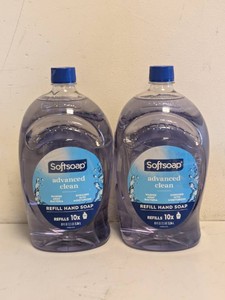 NEW SOFTSOAP ADVANCED CLEAN REFILL HAND SOAP 2PK