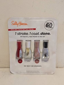 SALLY HANSEN INSTA DRY QUICK DRY NAIL POLISH 4PK