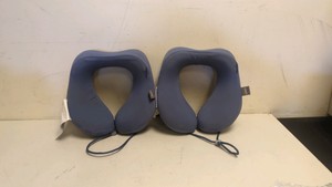 AIRIA LIVING TRAVELING NECK PILLOW 2 CT BLUE